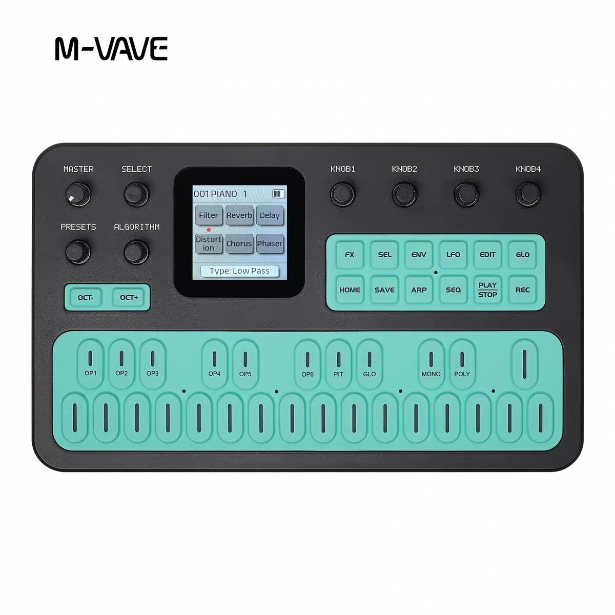 M-VAVE FM1 Sintetizador FM de  - Midi Controller Pad avaliação e preço