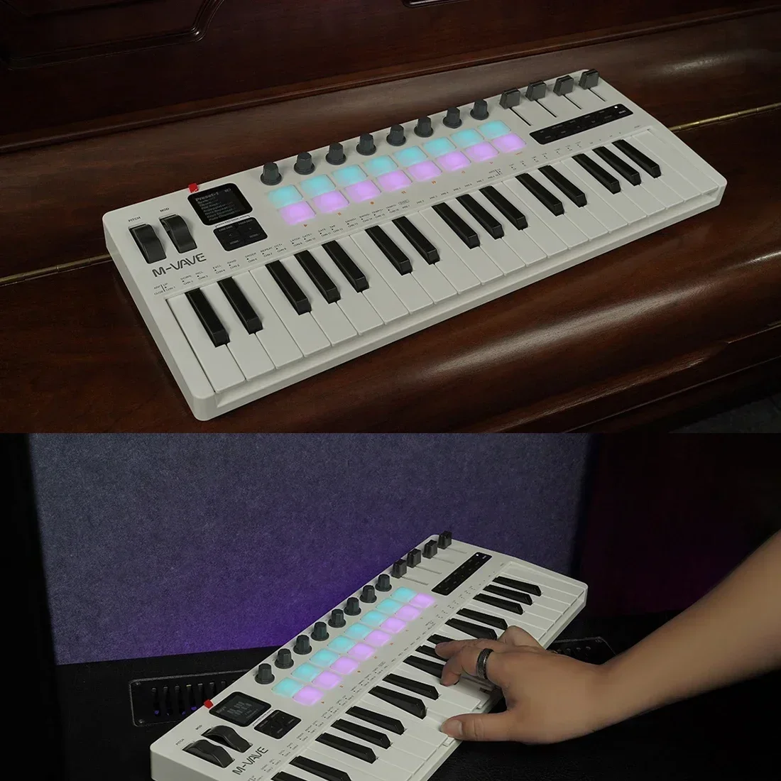 Teclado M-VAVE SMK-37 Pro, con - Midi Controller Pad avaliação e preço